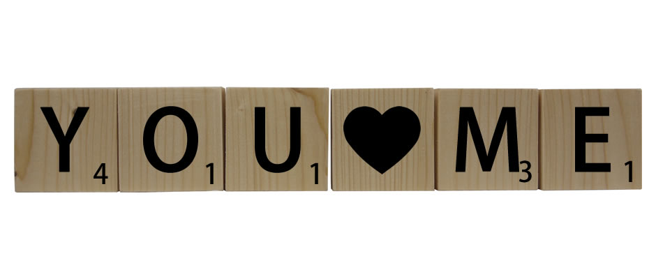 Letterblokken sinterklaas - you love me