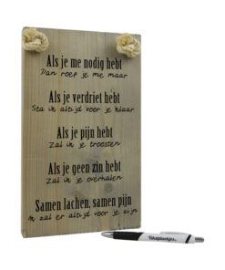 Liefde - Valentijnscadeau: Als je me nodig hebt