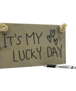 It's my lucky day