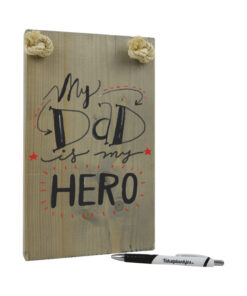 My dad is my hero