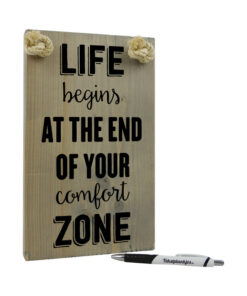 Life begins at the end of your comfort zone