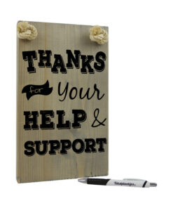 Thanks for your help & support