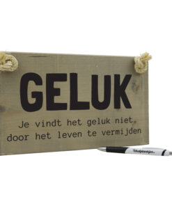 Je vindt het geluk niet door het leven te vermijden