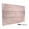 Tekst op hout tekstbord 40cm vintage look