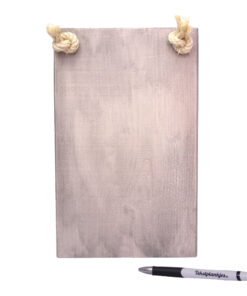 Tekst op hout vintage look