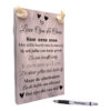 AF0057 - de liefste opa en oma tekst op hout - vintage