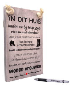 AF0059 - in dit huis wonen vrouwen - vintage