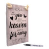 Tekst op hout tekstbord - we know you would be here today