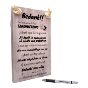 Spiksplinternieuw Tekst op hout is een bijzonder cadeau voor vele momenten, bestel hier! SN-46