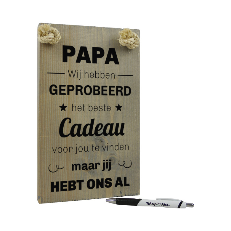 tentoonstelling alliantie Vernietigen Het beste cadeau voor PAPA | Origineel cadeau voor vaderdag