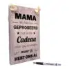 tekst op hout - mama leukste cadeau moederdag - mama ik heb geprobeerd het beste cadeau voor jou te vinden maar jij heb mij al