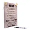 tekst op hout - tekstbord - origineel cadeau 40 jaar verjaardag - verjaardagscadeau geboren in 1980