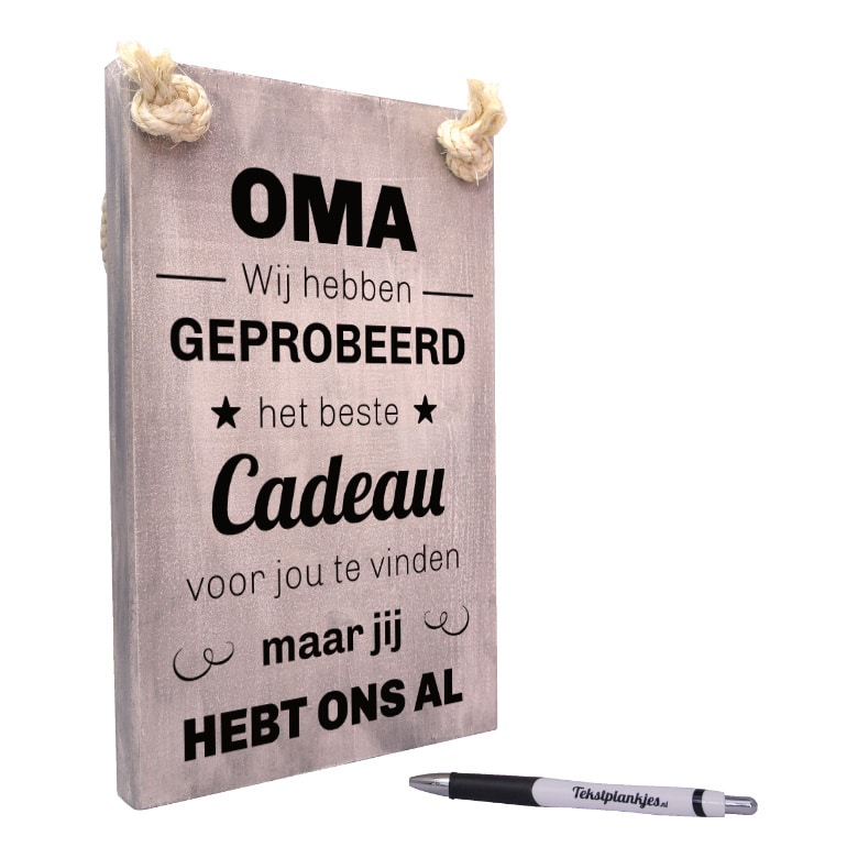 Wonderbaar Moederdag = Omadag | Zet je oma eens in het zonnetje MI-84