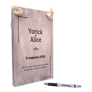 origineel en persoonlijk huwelijkscadeau gepersonaliseerd cadeau bruiloft