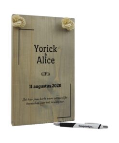 origineel en persoonlijk huwelijkscadeau gepersonaliseerd cadeau bruiloft