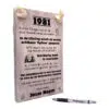 origineel cadeau 40 jaar verjaardag - verjaardagscadeau geboren in 1981