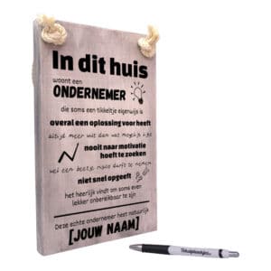 Origineel en gepersonaliseerd cadeau voor de ondernemer