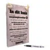 gepersonaliseerd cadeau verpleegkundige - origineel cadeau verpleegster - persoonlijk cadeau verpleger - in dit huis woont een verpleegkundige
