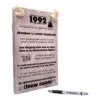 gepersonaliseerd verjaardagscadeau - origineel cadeau en persoonlijk cadeau man vrouw geboren in 1992