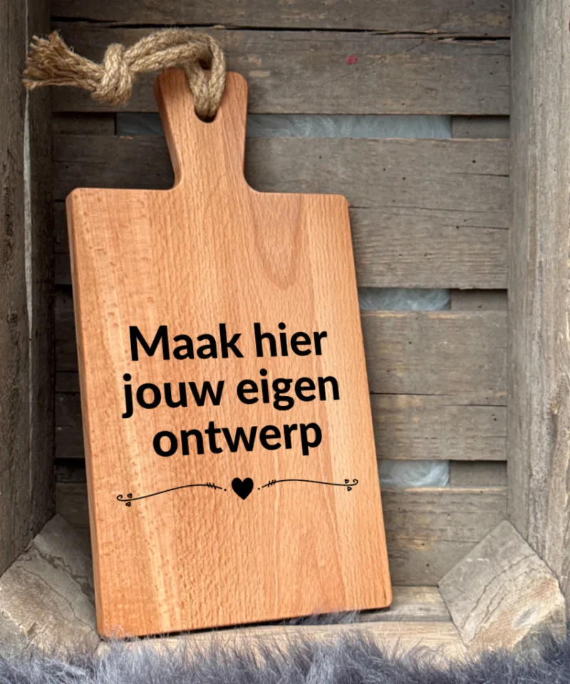 Serveerplank beuken eigen ontwerp Basic