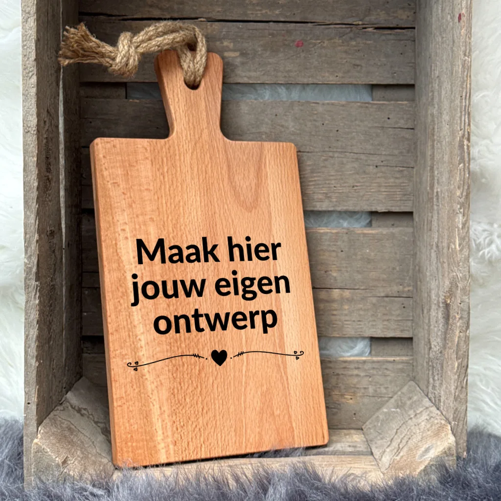 Serveerplank beuken eigen ontwerp Basic