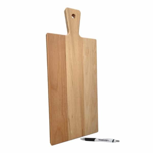 gepersonaliseerd cadeau serveerplank beuken met eigen tekst groot
