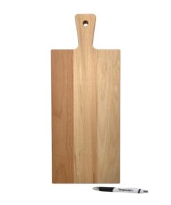gepersonaliseerd cadeau serveerplank beuken met eigen tekst groot