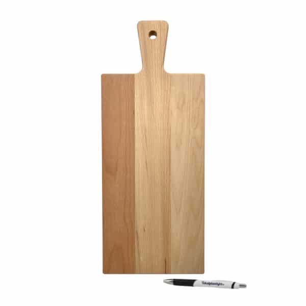 gepersonaliseerd cadeau serveerplank beuken met eigen tekst groot