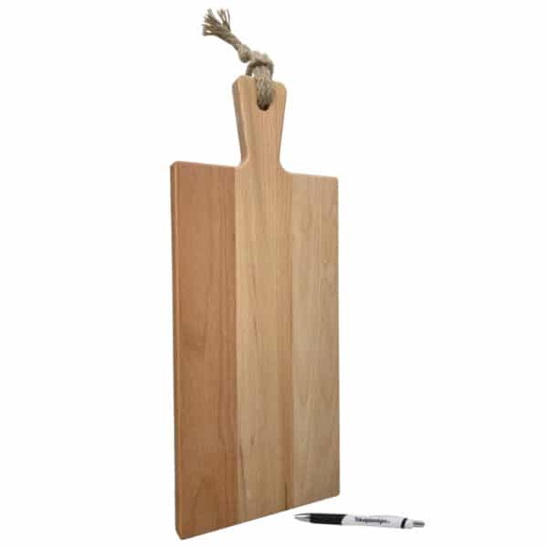gepersonaliseerd cadeau serveerplank beuken met eigen tekst groot