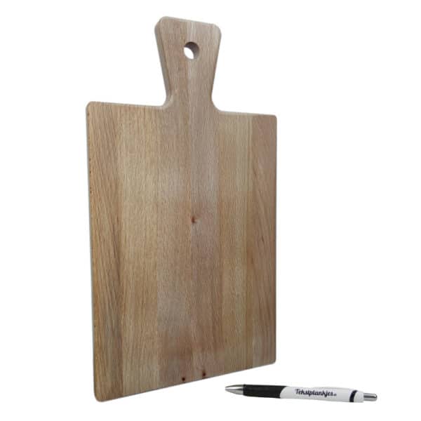 serveerplank beuken klein gepersonaliseerd cadeau inclusief touw
