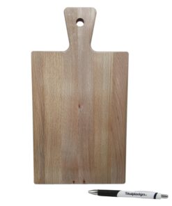 serveerplank beuken klein gepersonaliseerd cadeau inclusief touw