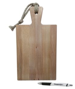 serveerplank beuken klein gepersonaliseerd cadeau inclusief touw