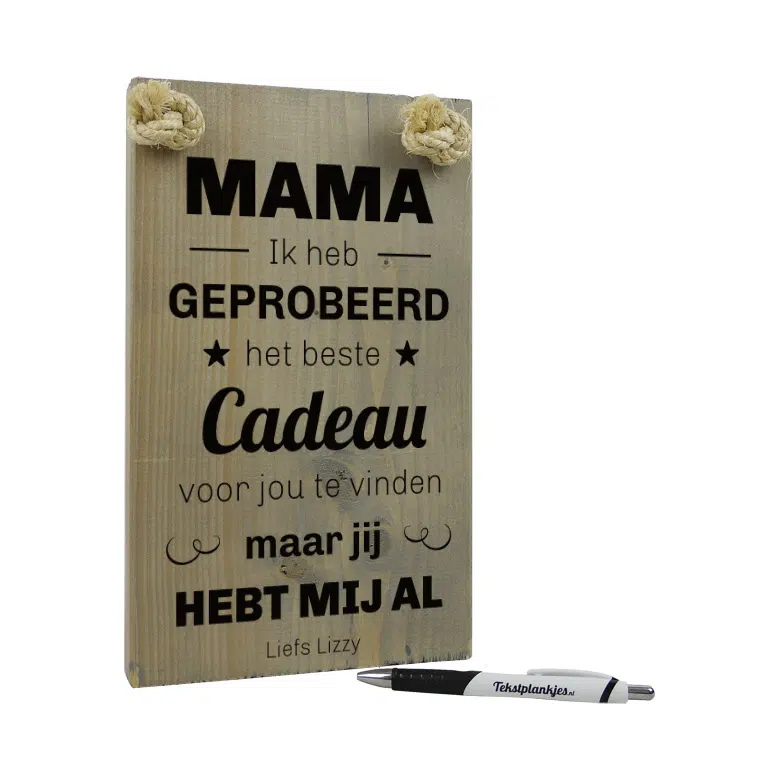 verlies uzelf Ontleden bron Het beste cadeau voor Mama, gepersonaliseerd cadeau voor moeder(dag)