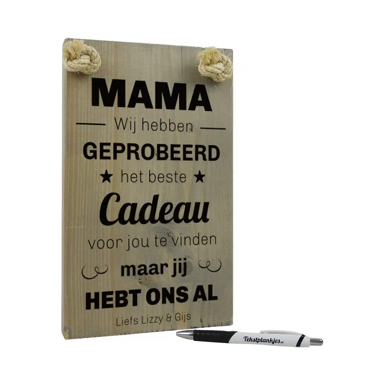 verlies uzelf Ontleden bron Het beste cadeau voor Mama, gepersonaliseerd cadeau voor moeder(dag)