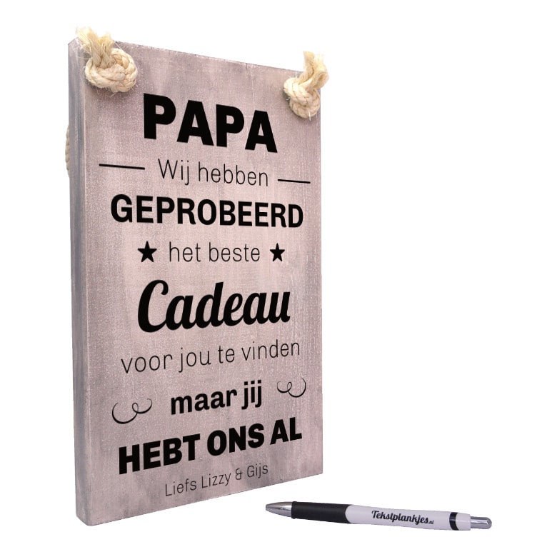 slijtage liefde evenwicht Het beste cadeau voor PAPA | Gepersonaliseerd cadeau voor vader(dag)