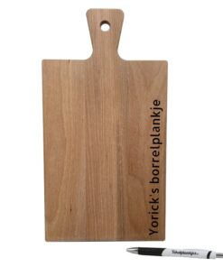 gepersonaliseerd borrelplankje cadeau Breed