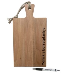 gepersonaliseerd borrelplankje cadeau Breed