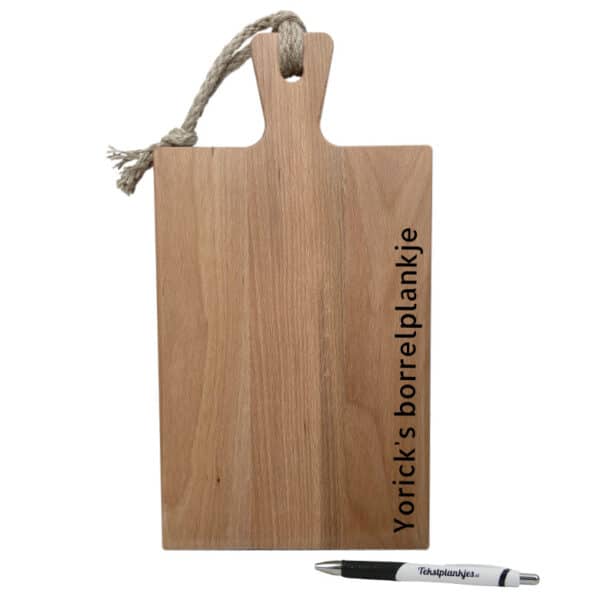 gepersonaliseerd borrelplankje cadeau Breed