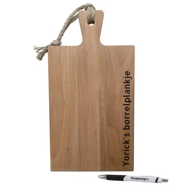 gepersonaliseerd borrelplankje cadeau Breed