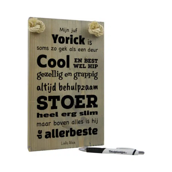gepersonaliseerd cadeau juf bedankje voor juf origineel cadeau mijn juf