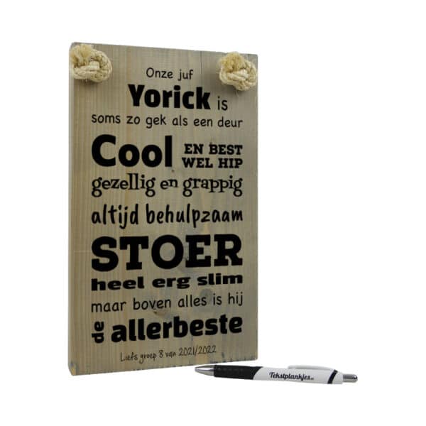 gepersonaliseerd cadeau juf bedankje voor juf origineel cadeau onze juf