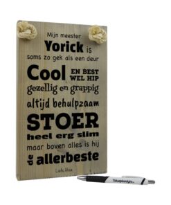 gepersonaliseerd cadeau meester bedankje voor juf origineel cadeau mijn meester