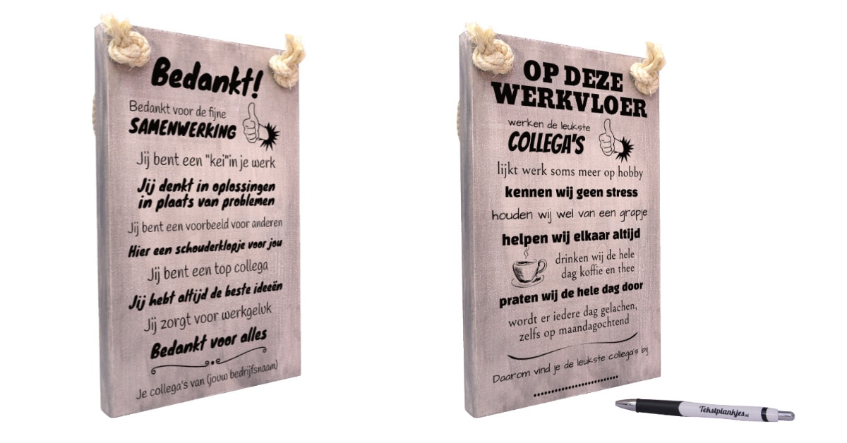 Tip: Een persoonlijk (afscheids)cadeau voor je collega(’s) op je werk